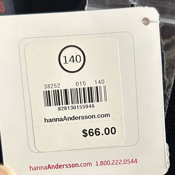 Hanna Andersson NWT Black White Floral Embroidery Milano Sweater Dress 10 EU 140 - Picture 3 of 9